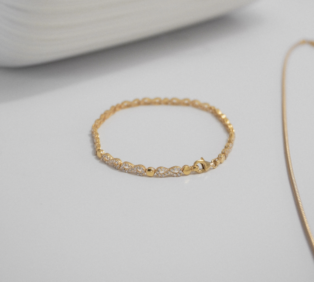 Infinity Diamond Tennis Bracelet