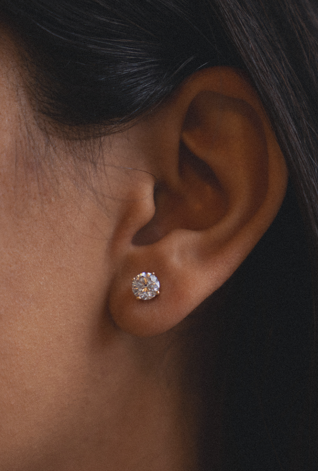 4 Prong Diamond Studs