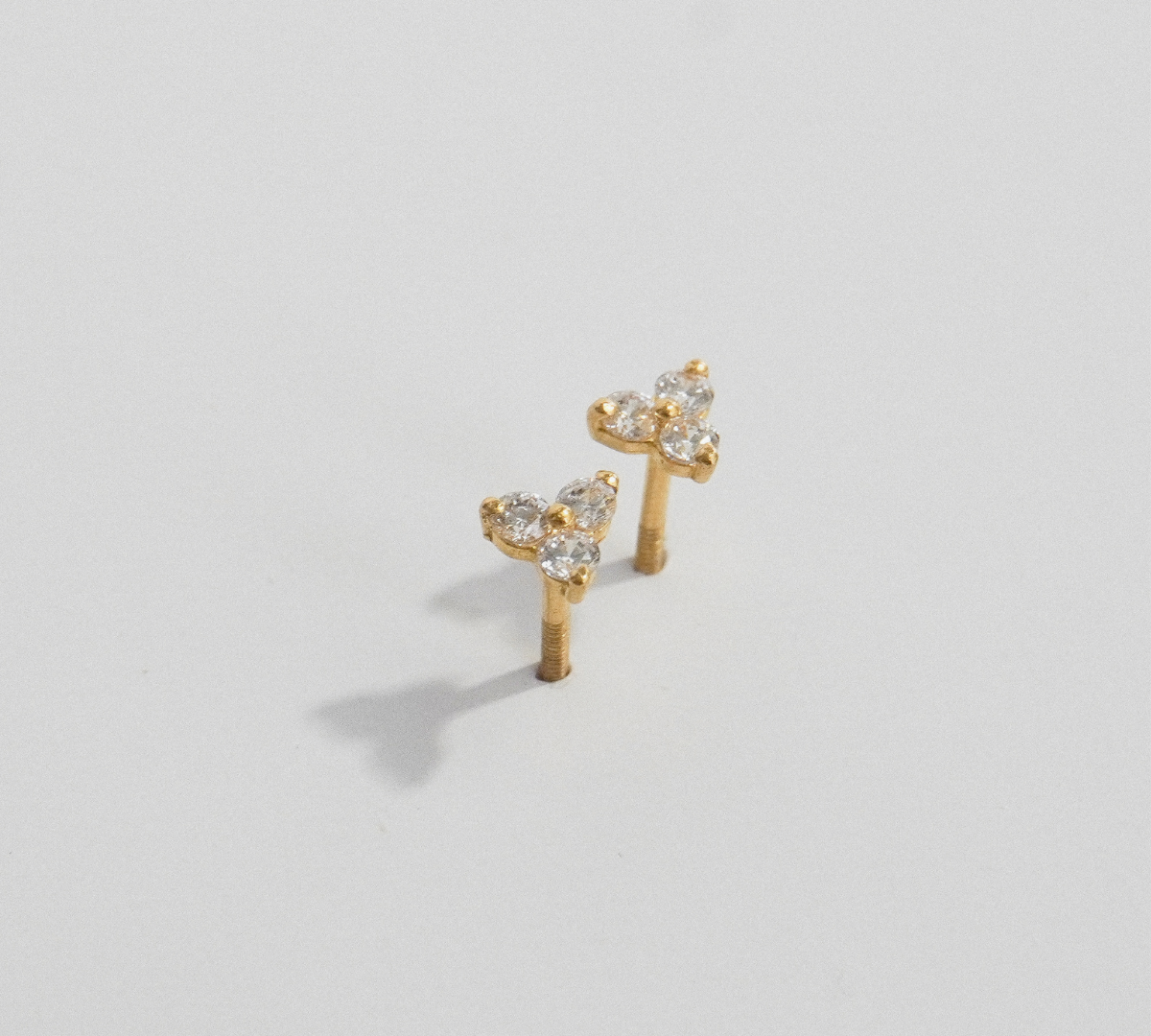 Trio Diamond Studs