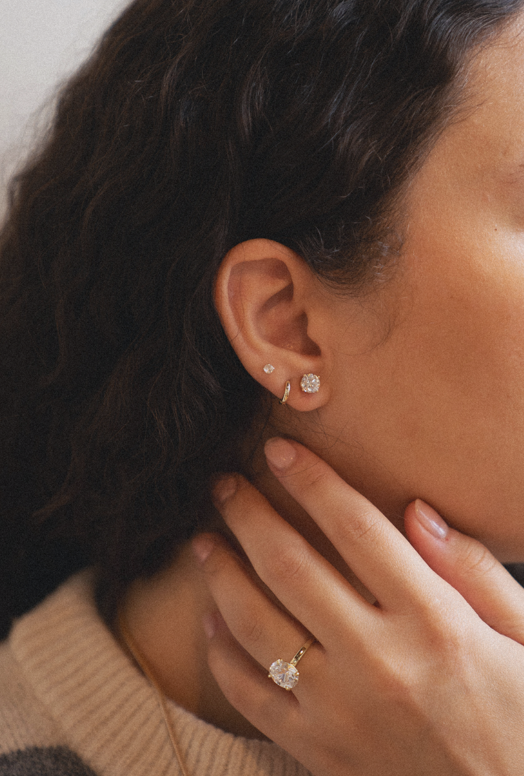 4 Prong Diamond Studs