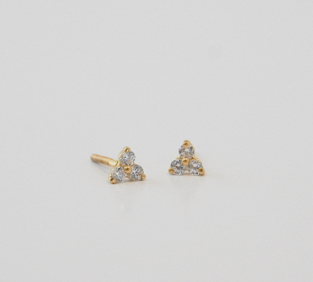 Trio Diamond Studs
