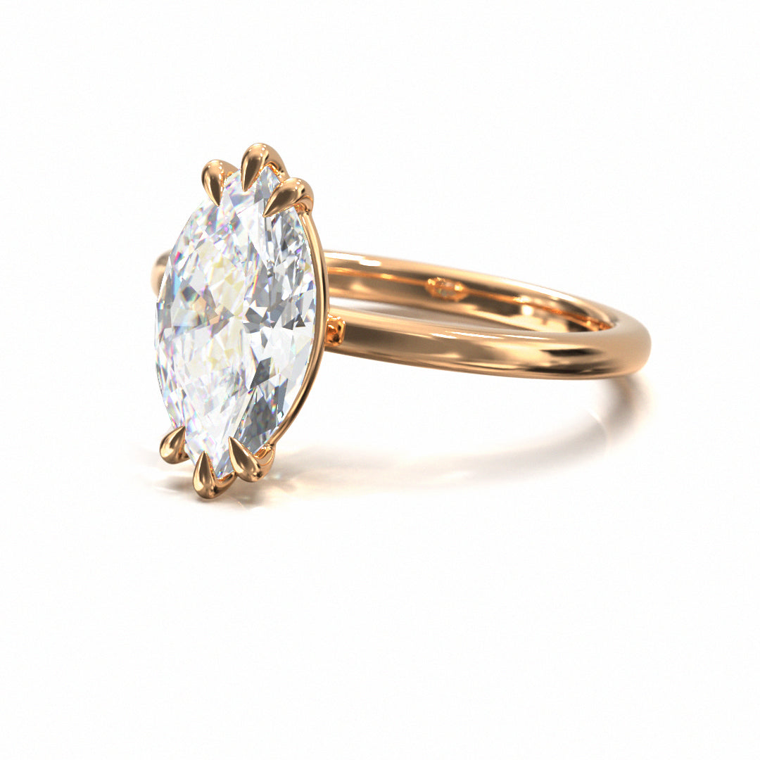 Marquise Cut Classic Engagement Ring