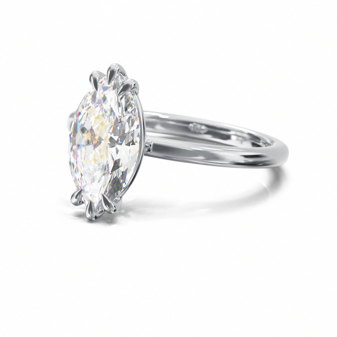 Marquise Cut Classic Engagement Ring