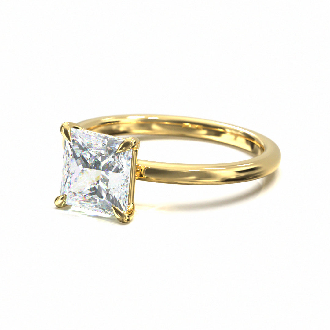 Princess Cut Classic Engagement Ring