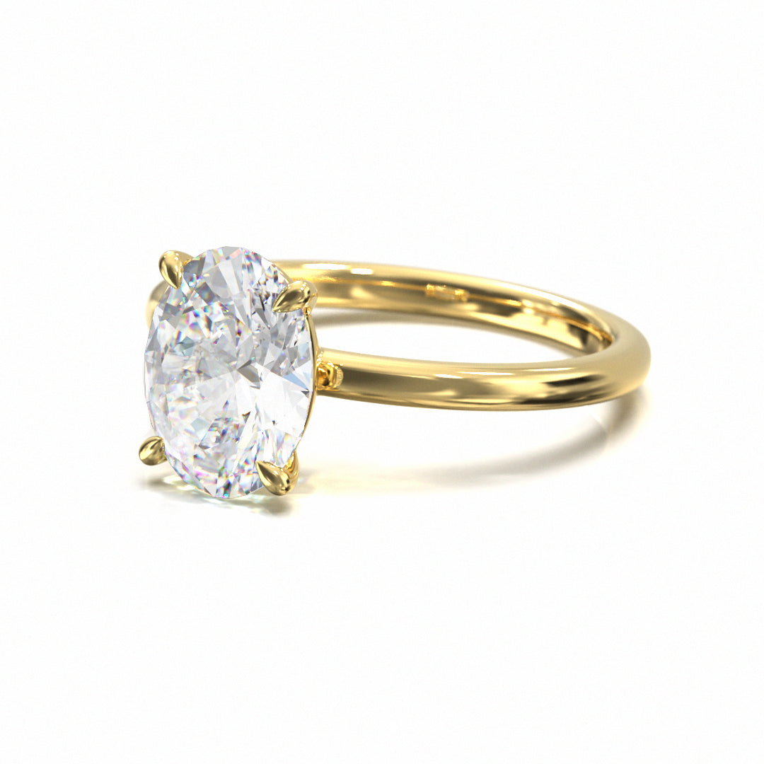 Oval Cut Classic Engagement Ring