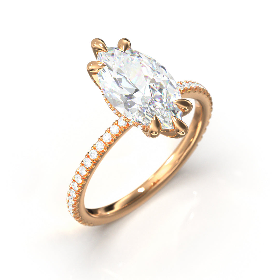 Marquise Cut Twilight Engagement Ring