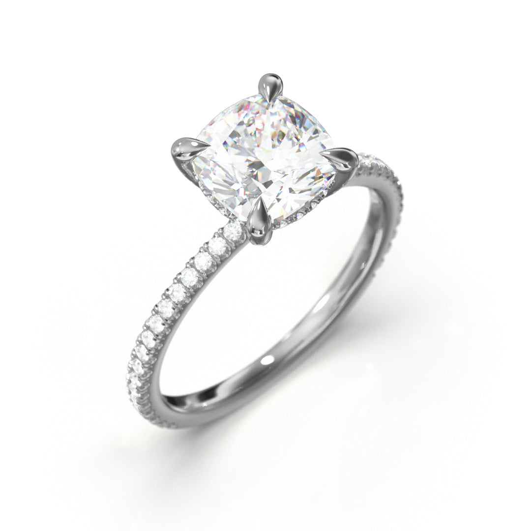 Cushion Cut Twilight Engagement Ring