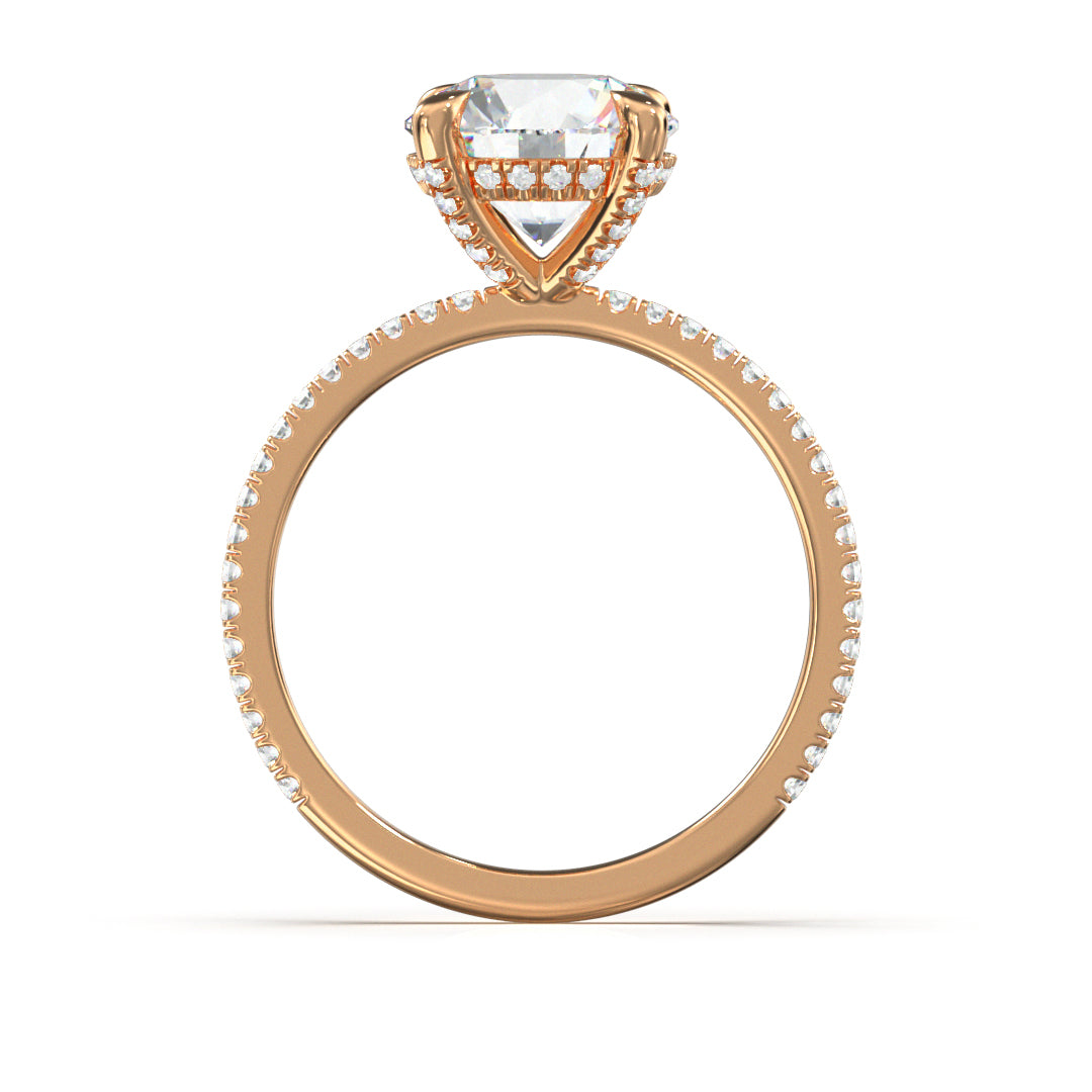 Round Cut Twilight Engagement Ring