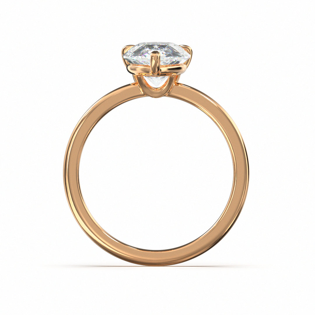 Pear Cut Classic Engagement Ring