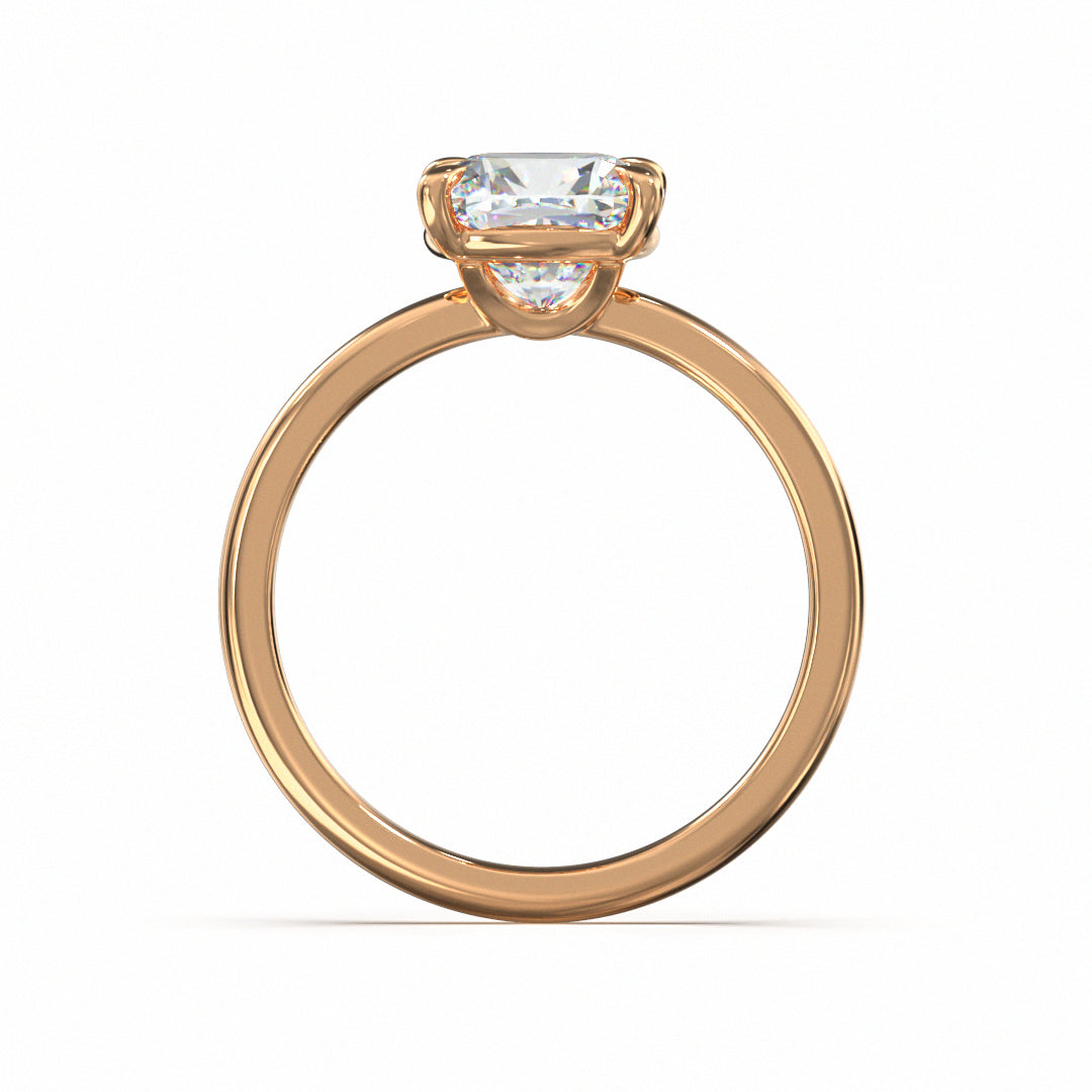 Cushion Cut Classic Engagement Ring