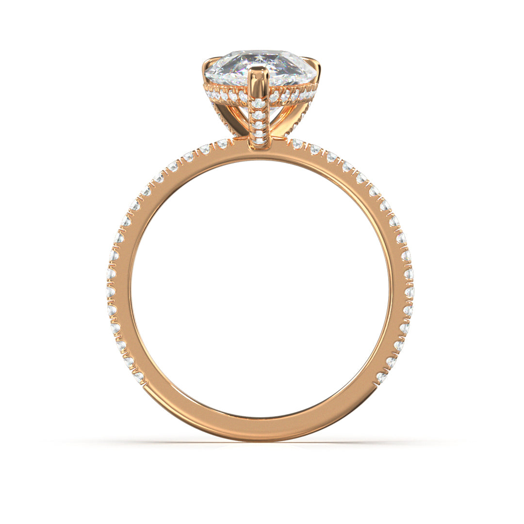 Pear Cut Twilight Engagement Ring