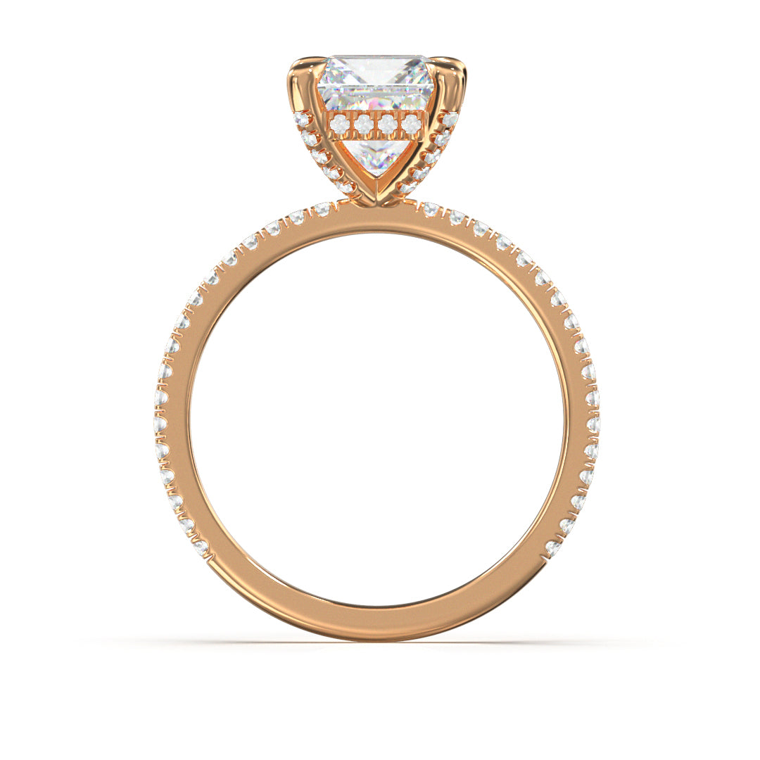 Princess Cut Twilight Engagement Ring