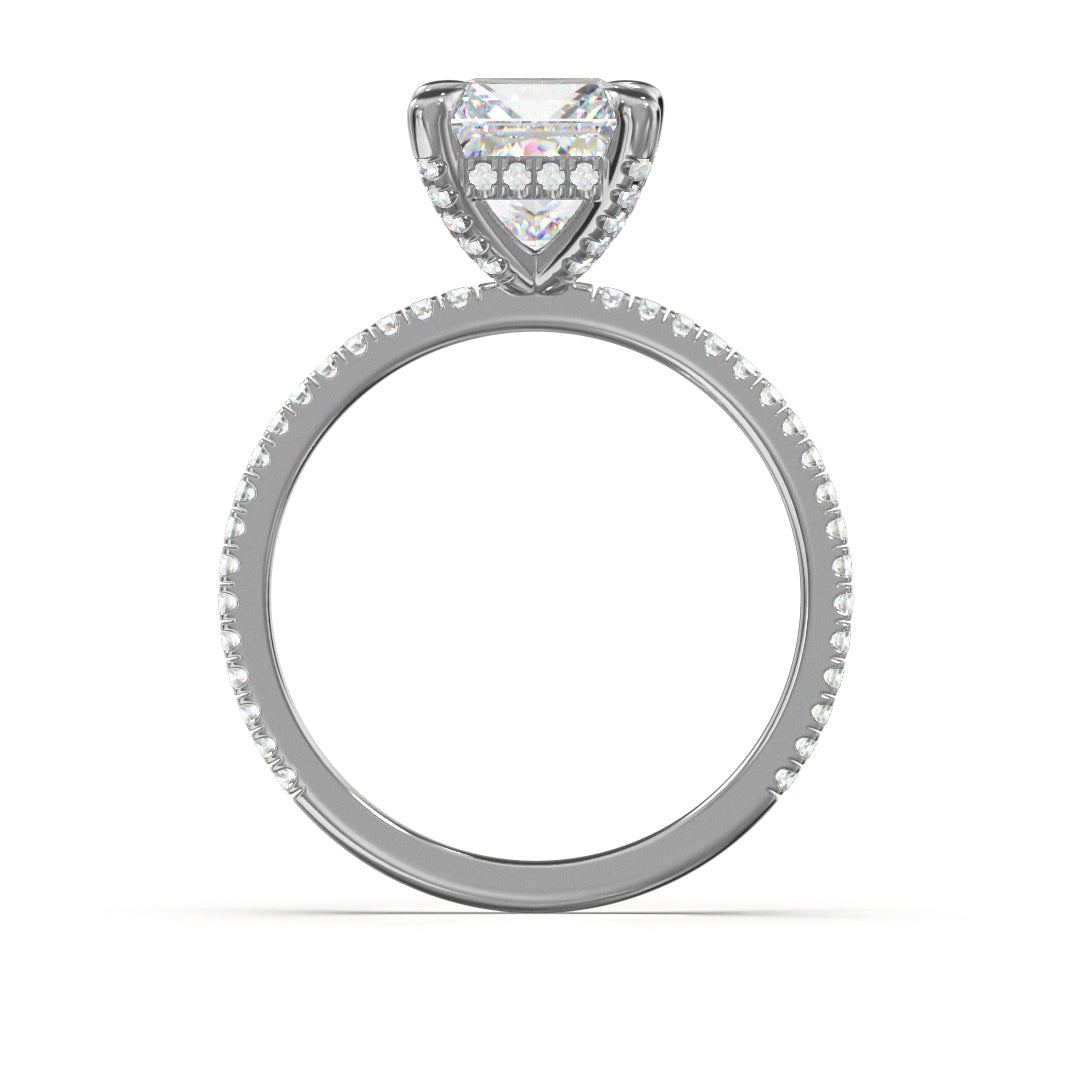 Princess Cut Twilight Engagement Ring