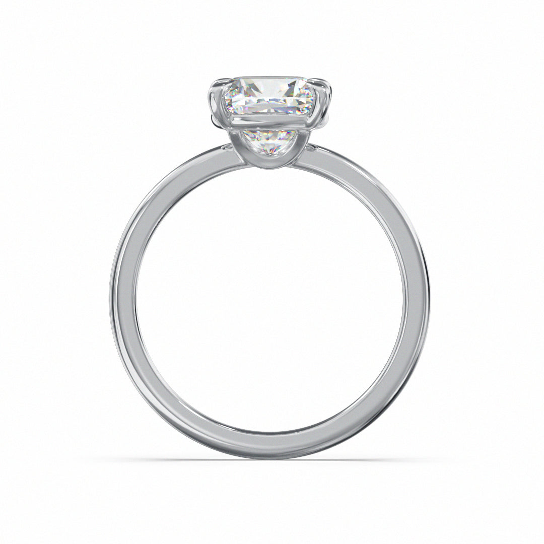Cushion Cut Classic Engagement Ring