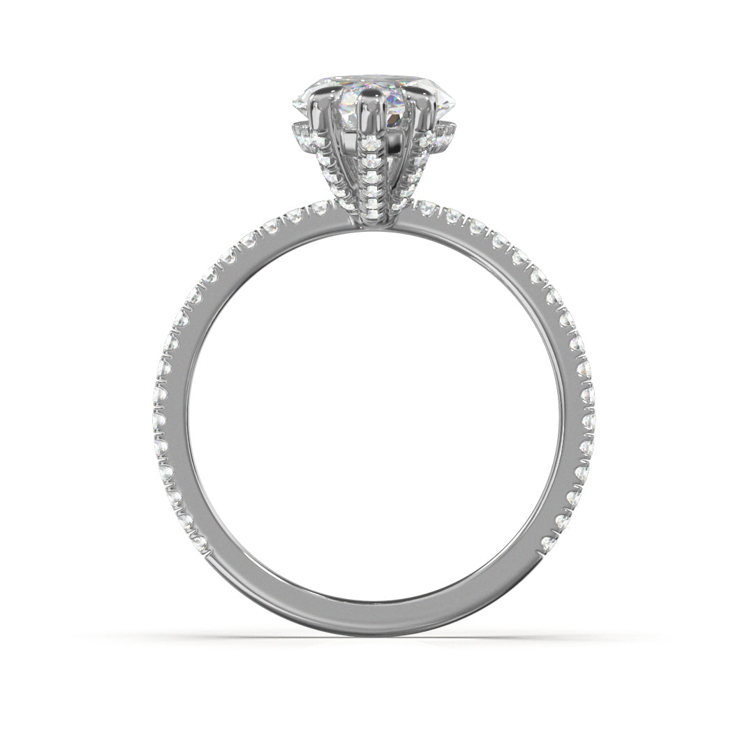Marquise Cut Twilight Engagement Ring