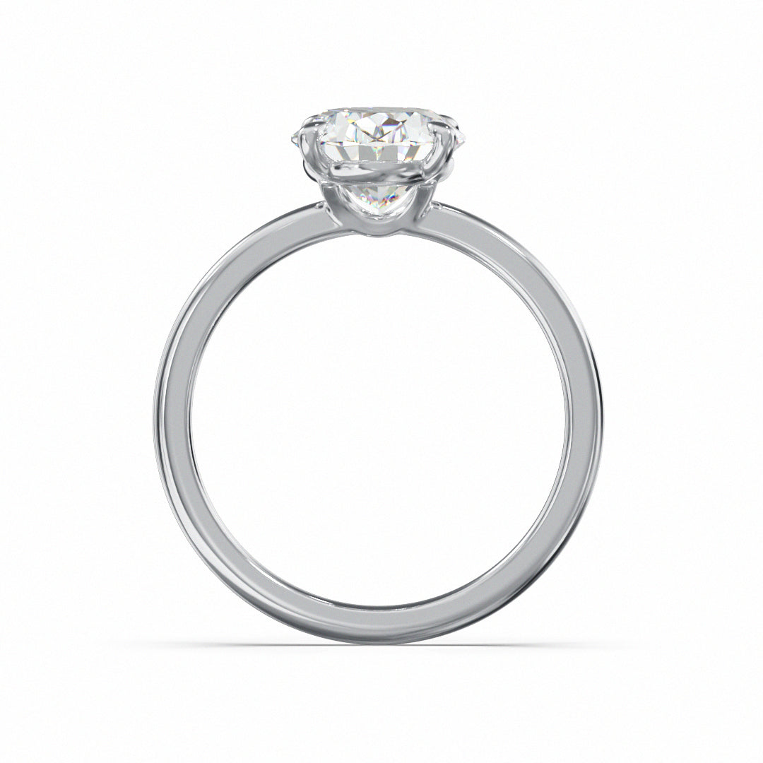 Oval Cut Classic Engagement Ring
