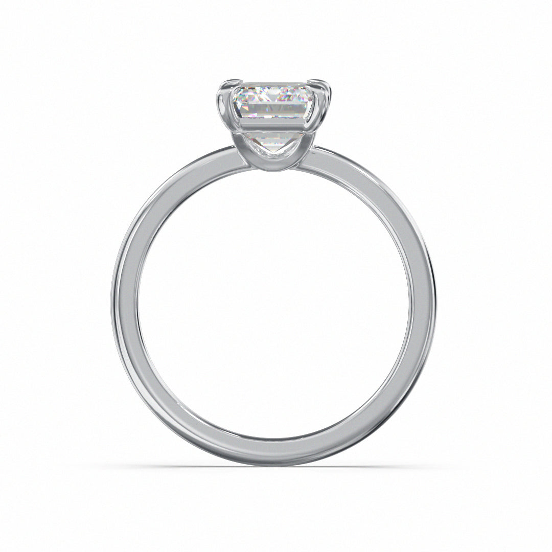 Emerald Cut Classic Engagement Ring