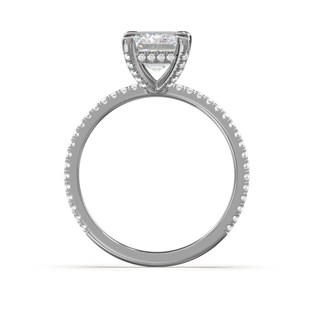 Emerald Cut Twilight Engagement Ring