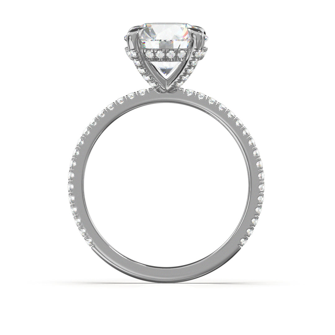 Round Cut Twilight Engagement Ring