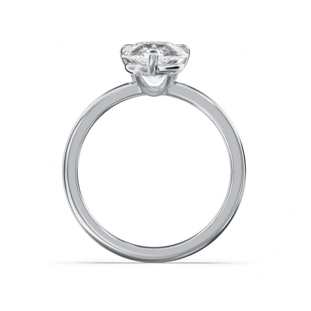 Pear Cut Classic Engagement Ring