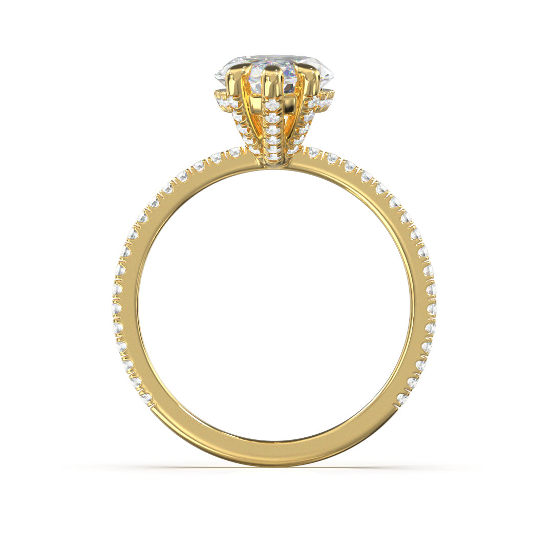 Marquise Cut Twilight Engagement Ring