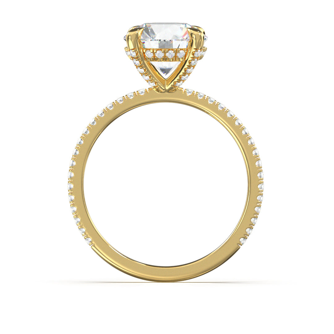 Round Cut Twilight Engagement Ring