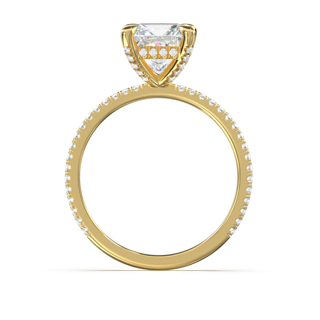 Princess Cut Twilight Engagement Ring