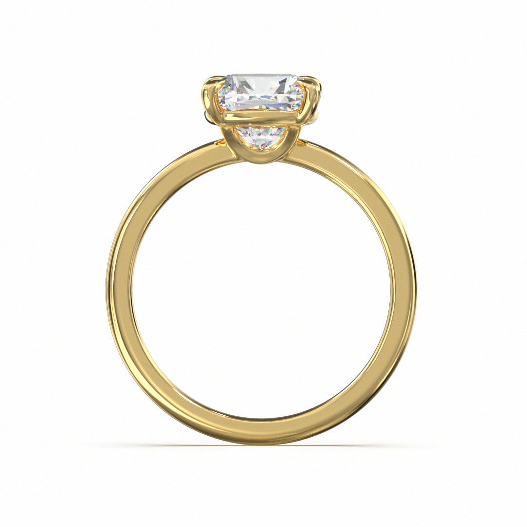 Cushion Cut Classic Engagement Ring