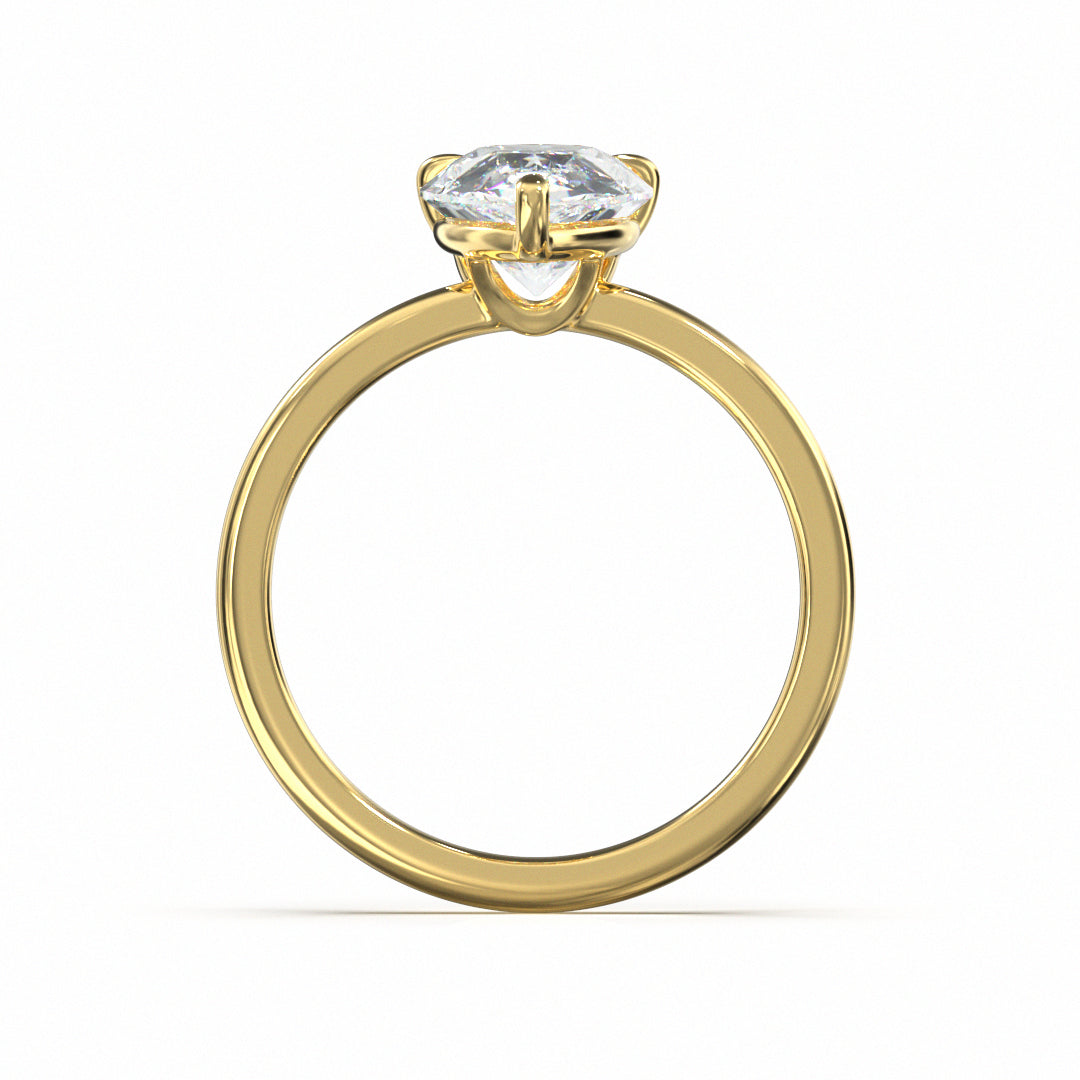 Pear Cut Classic Engagement Ring
