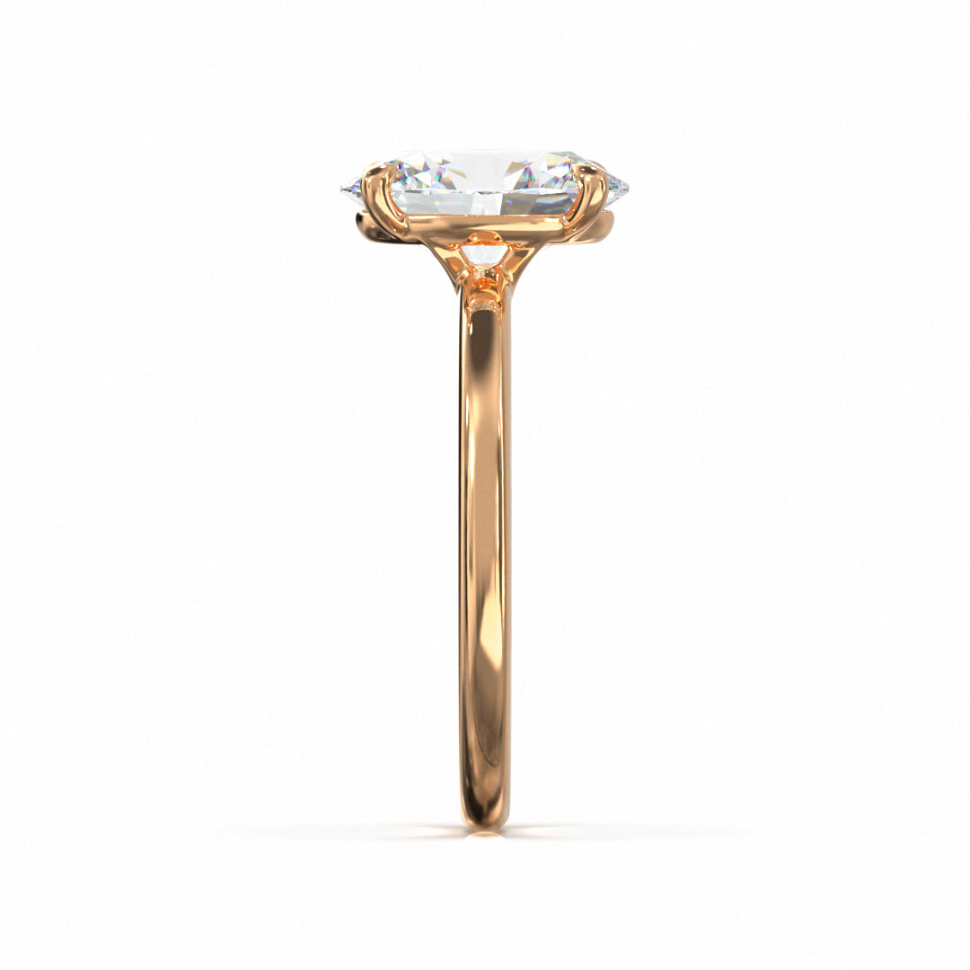 Oval Cut Classic Engagement Ring