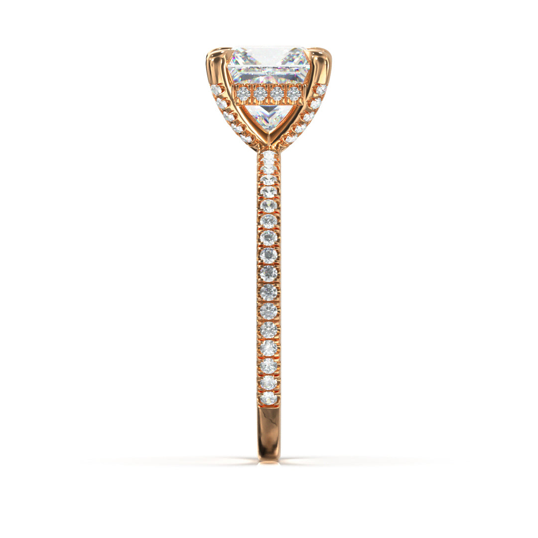 Princess Cut Twilight Engagement Ring