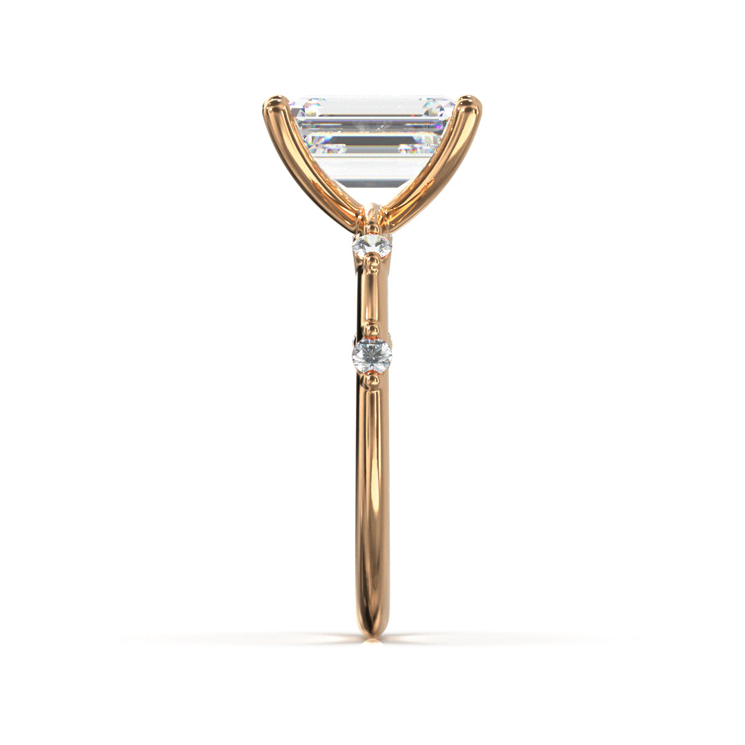 Radiant Cut Regal Engagement Ring