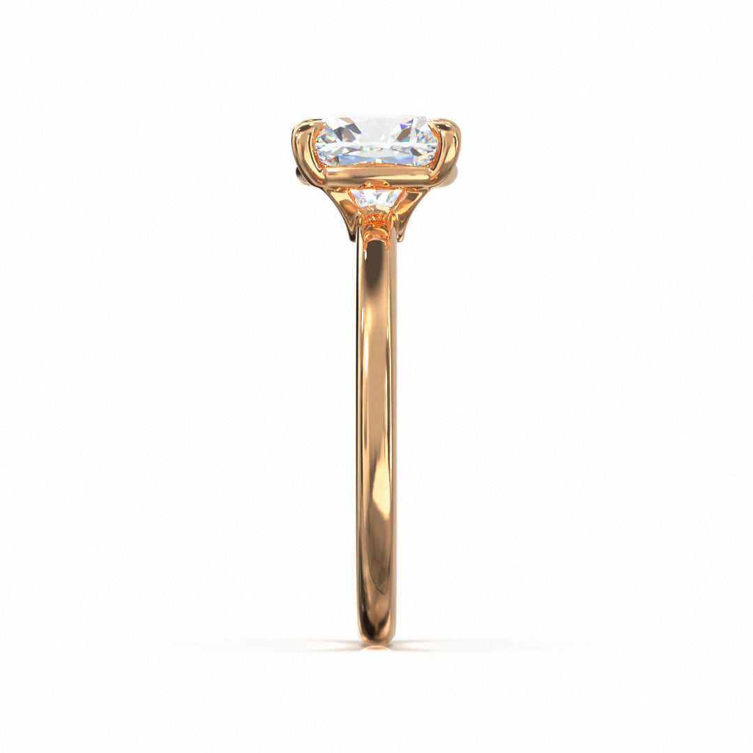 Cushion Cut Classic Engagement Ring