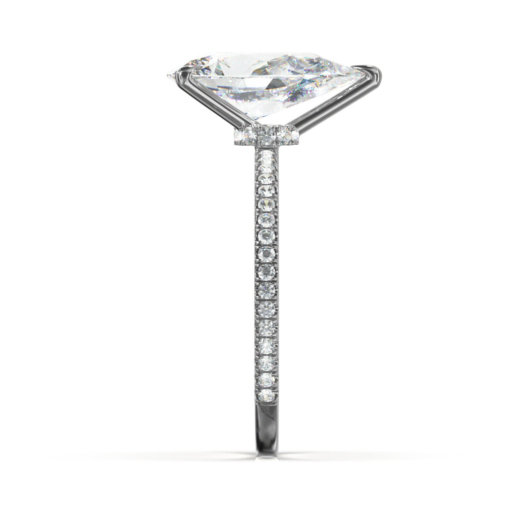 Pear Cut Celestial Engagement Ring