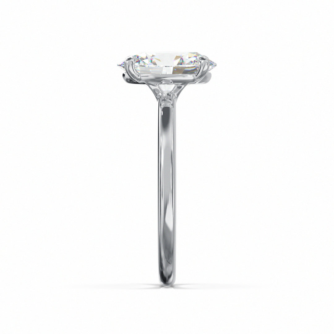 Oval Cut Classic Engagement Ring