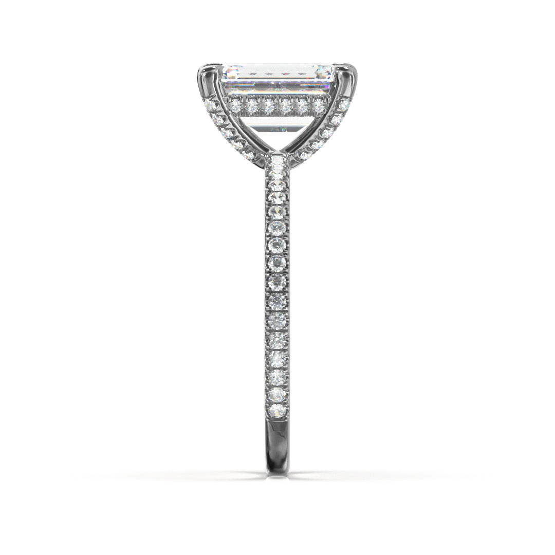 Emerald Cut Twilight Engagement Ring