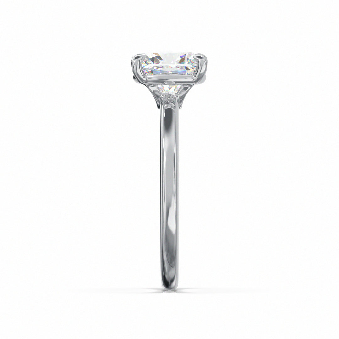 Cushion Cut Classic Engagement Ring