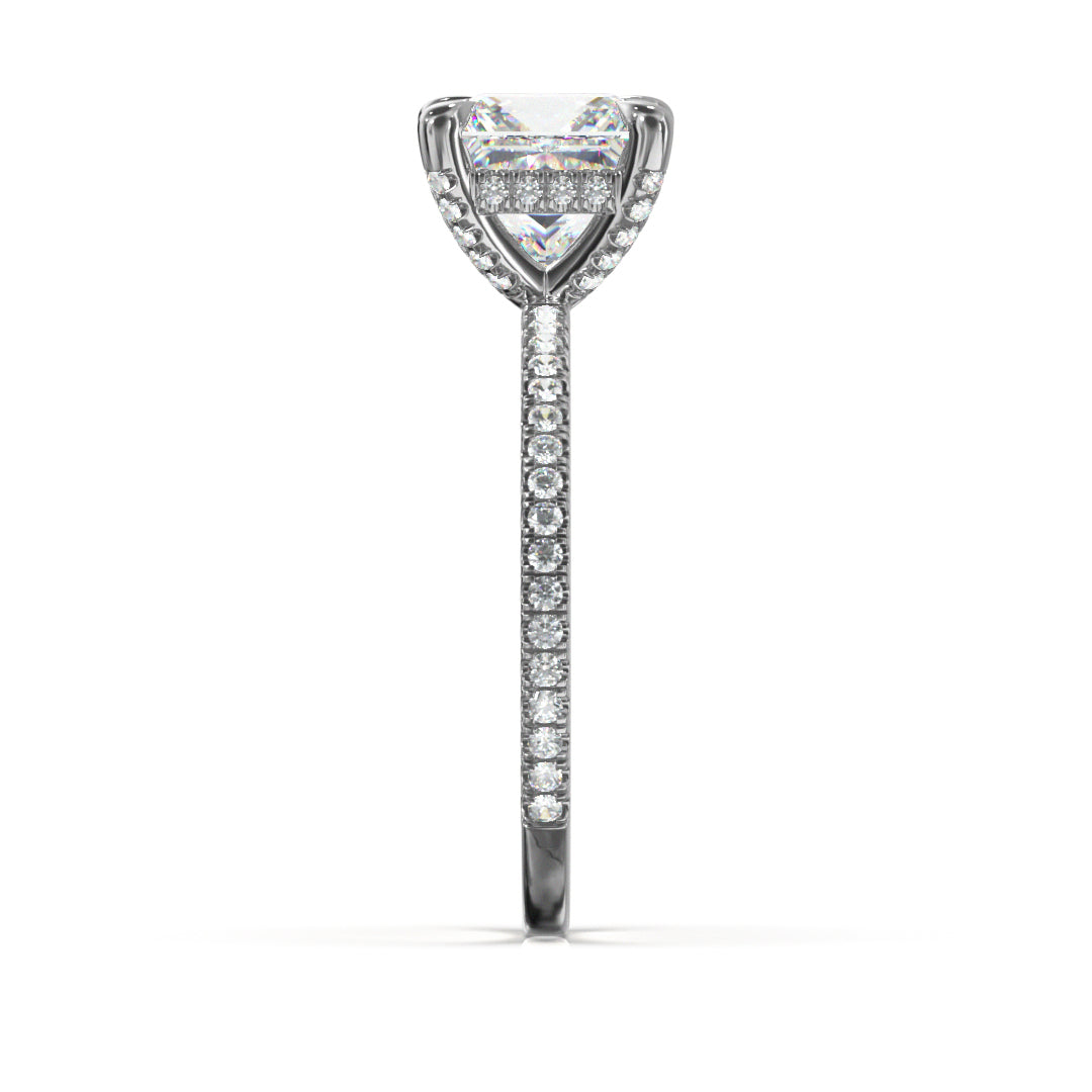 Princess Cut Twilight Engagement Ring