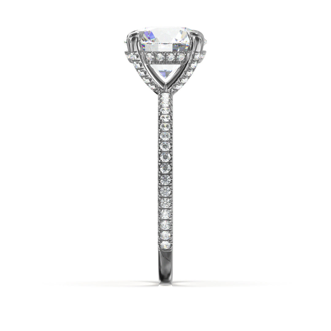 Round Cut Twilight Engagement Ring
