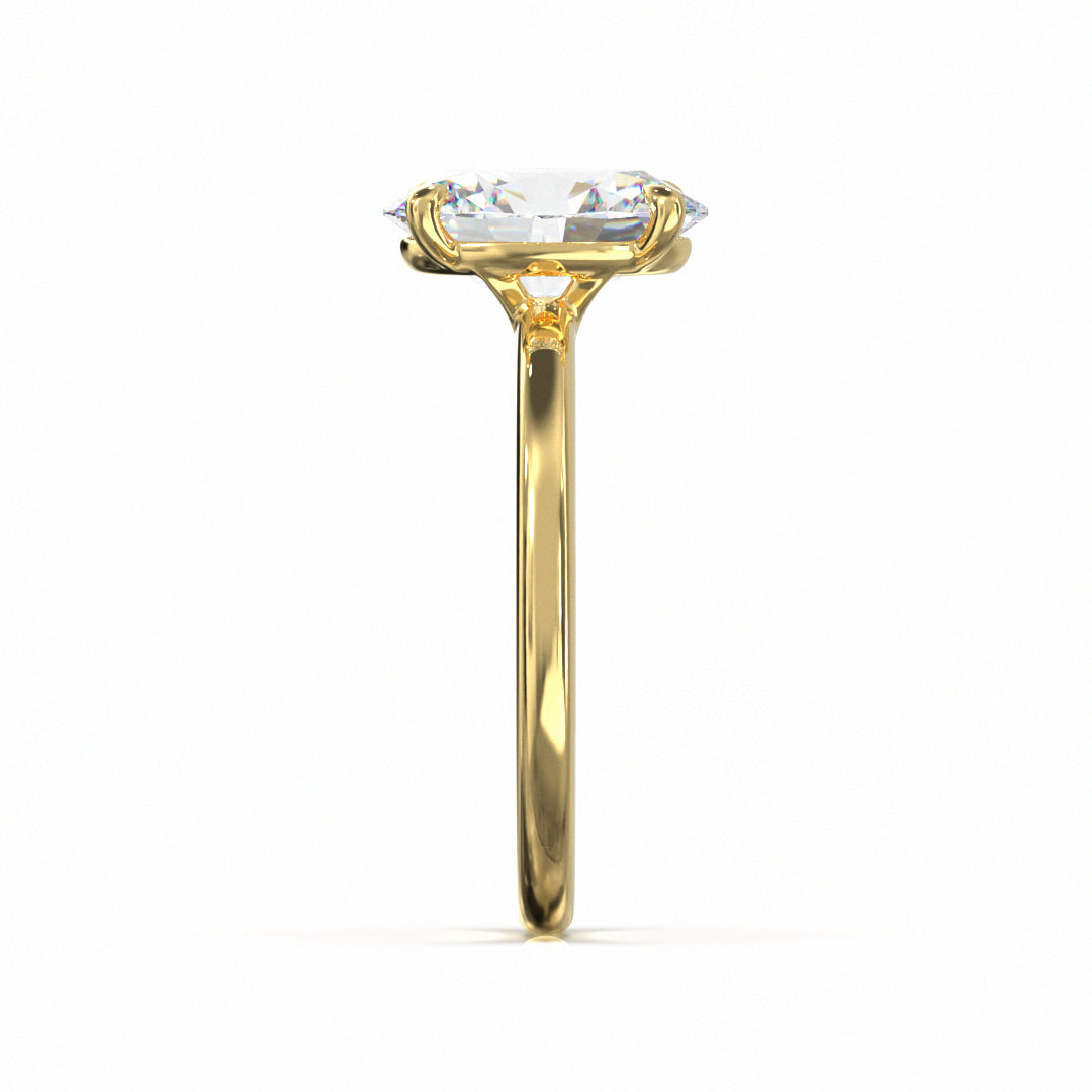 Oval Cut Classic Engagement Ring