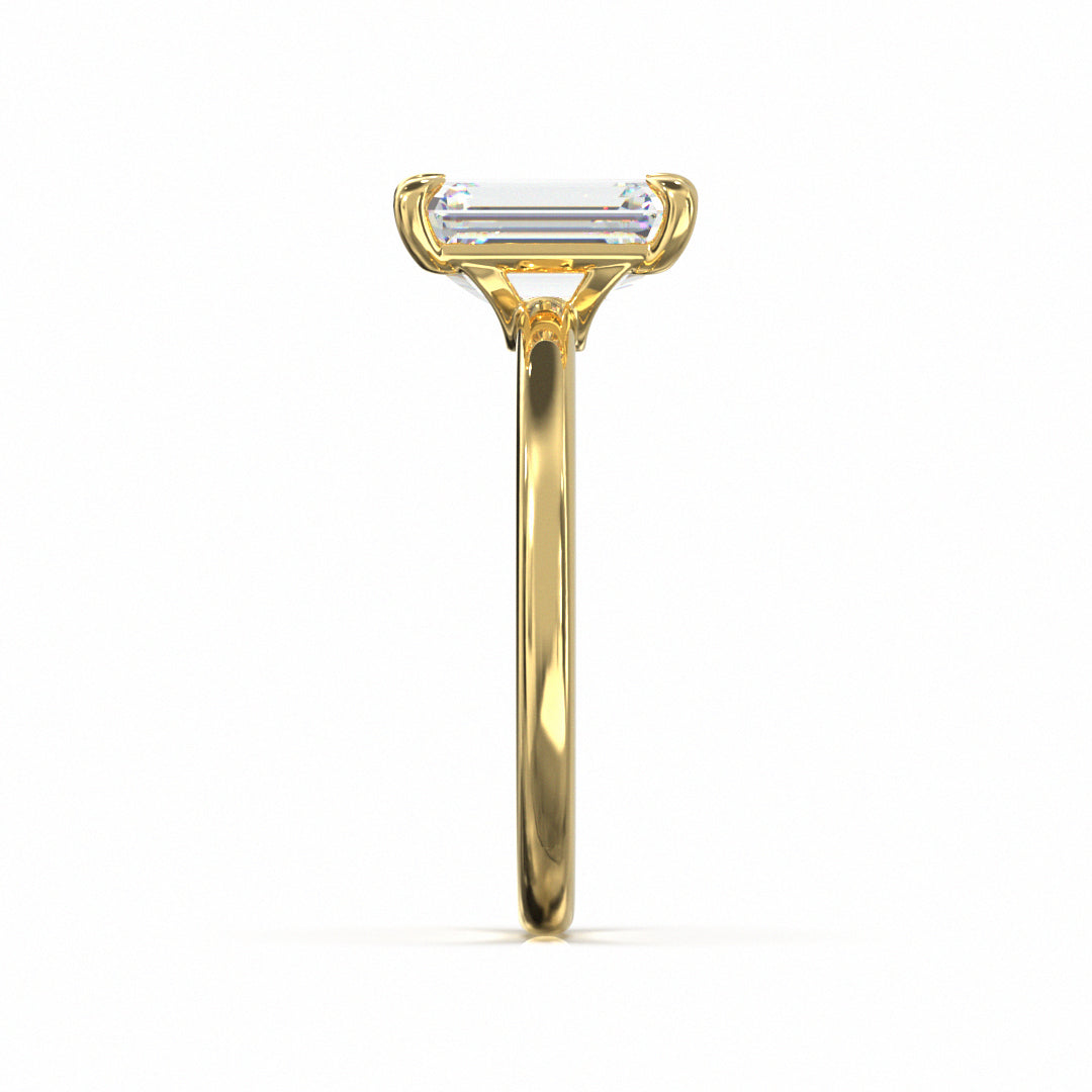Emerald Cut Classic Engagement Ring
