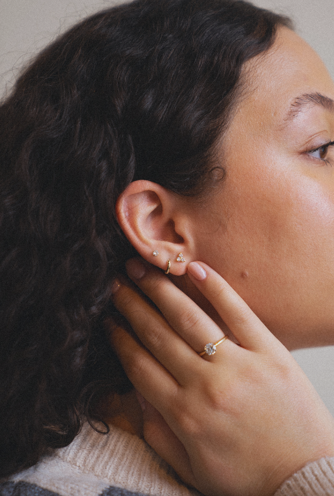 Trio Diamond Studs