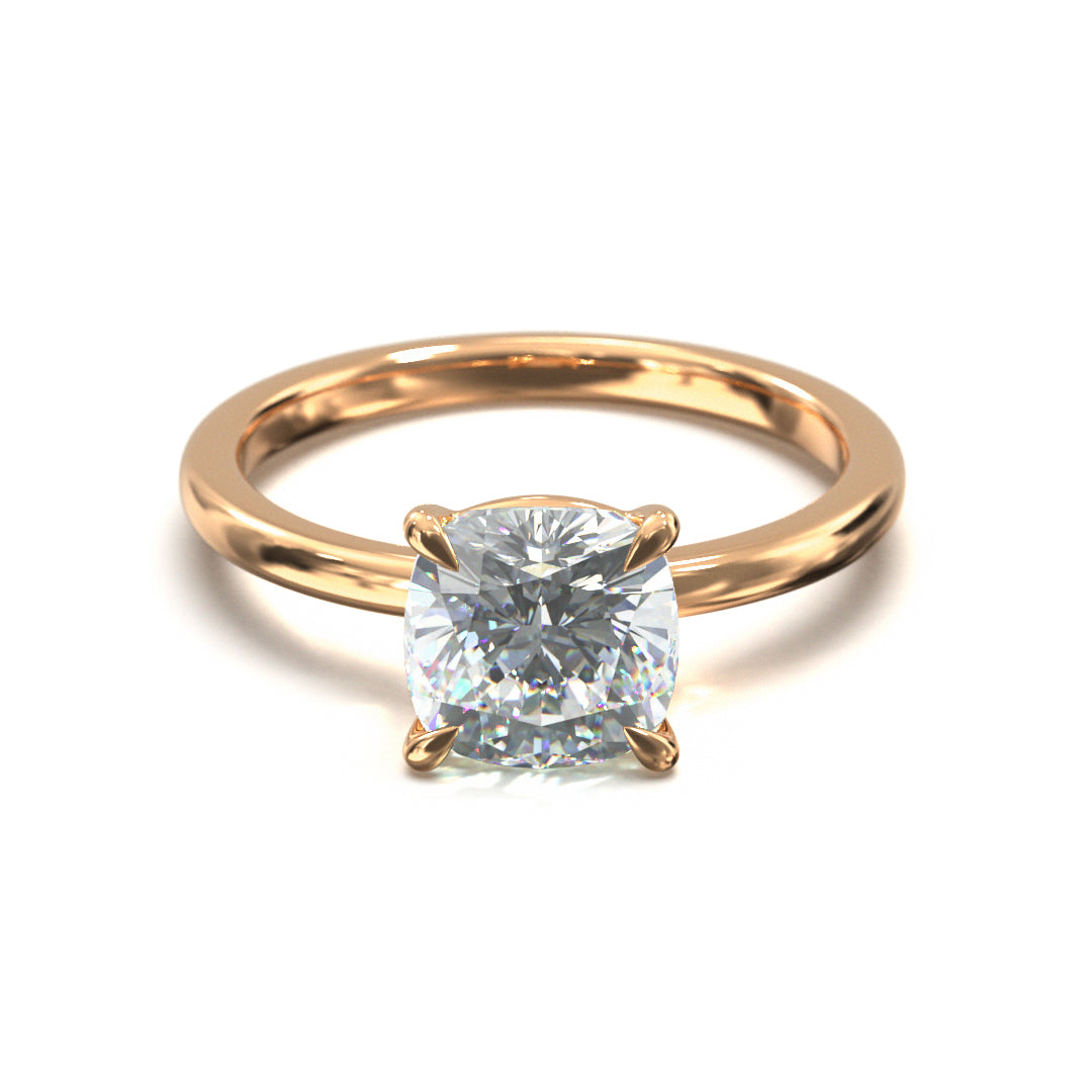 Cushion Cut Classic Engagement Ring