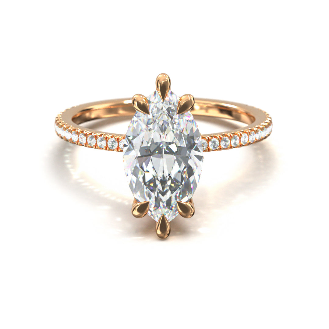 Marquise Cut Twilight Engagement Ring