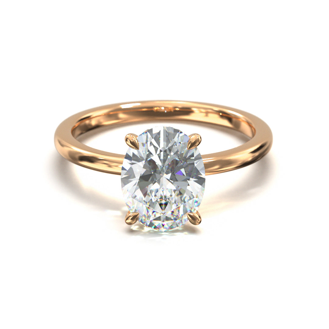 Oval Cut Classic Engagement Ring
