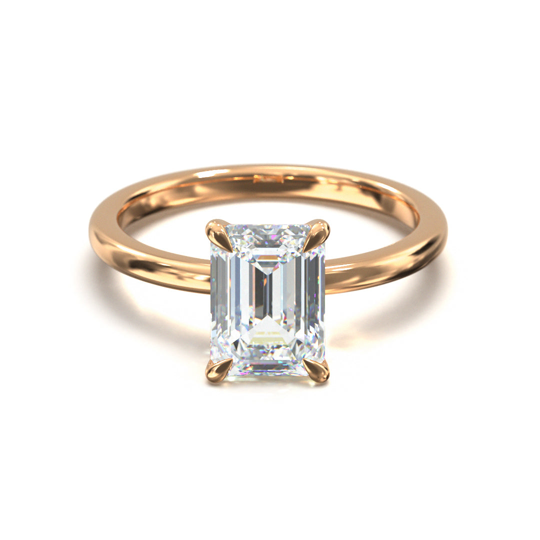 Emerald Cut Classic Engagement Ring