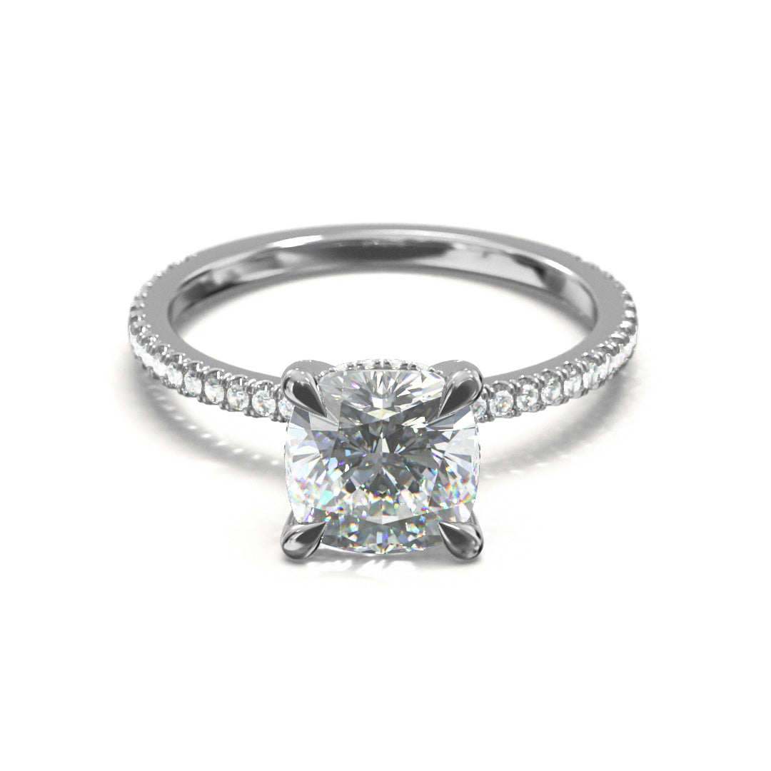 Cushion Cut Twilight Engagement Ring