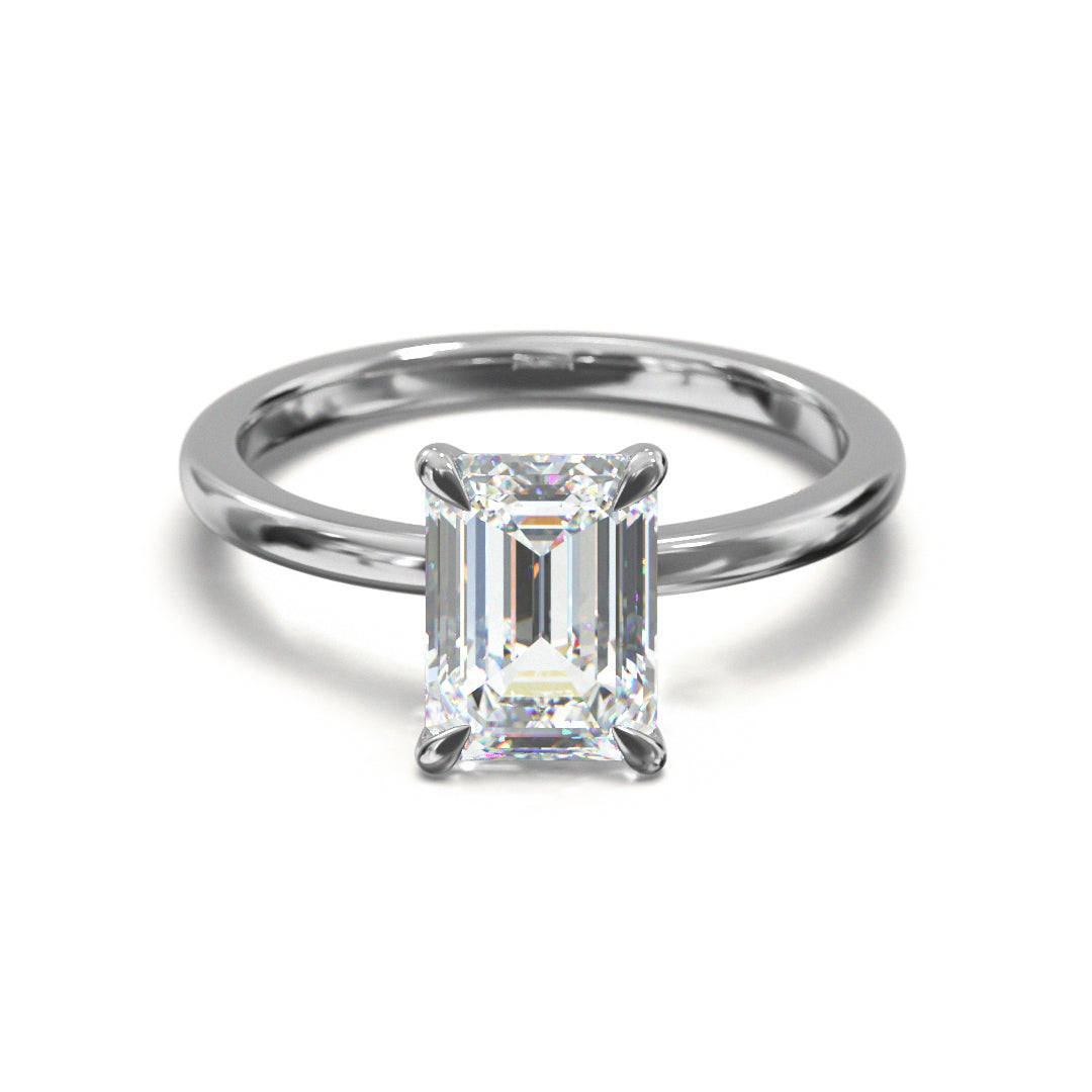 Emerald Cut Classic Engagement Ring