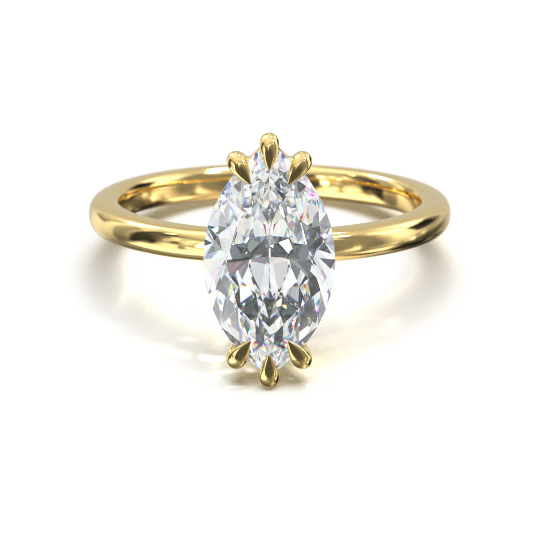 Marquise Cut Classic Engagement Ring