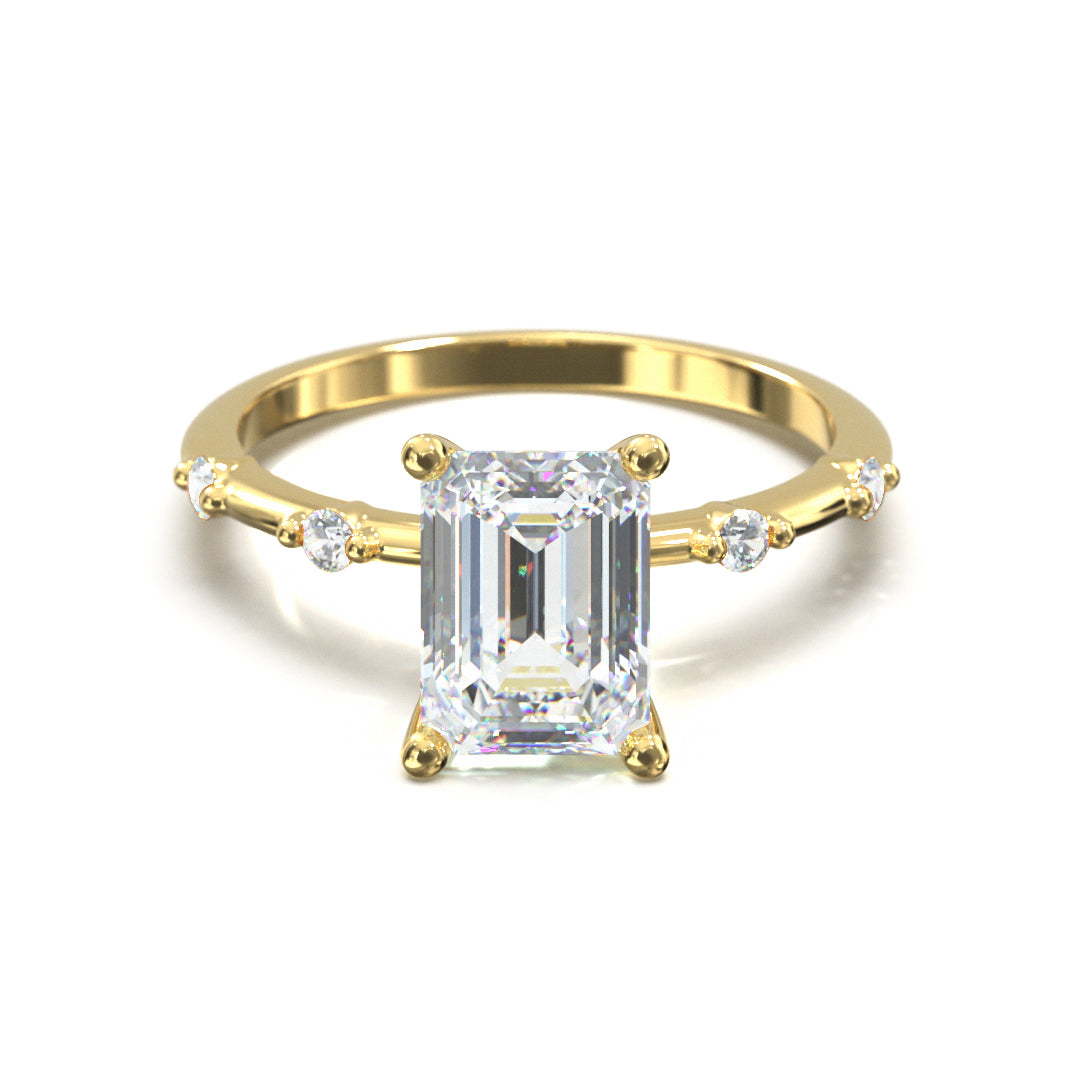 Radiant Cut Regal Engagement Ring